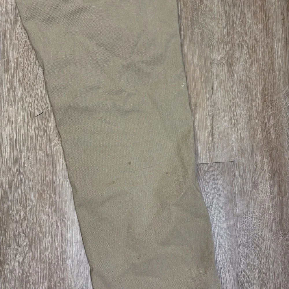 Duluth Trading Co. Flex Fire Hose Pants Brown 34x30 Slim Canvas Workwear